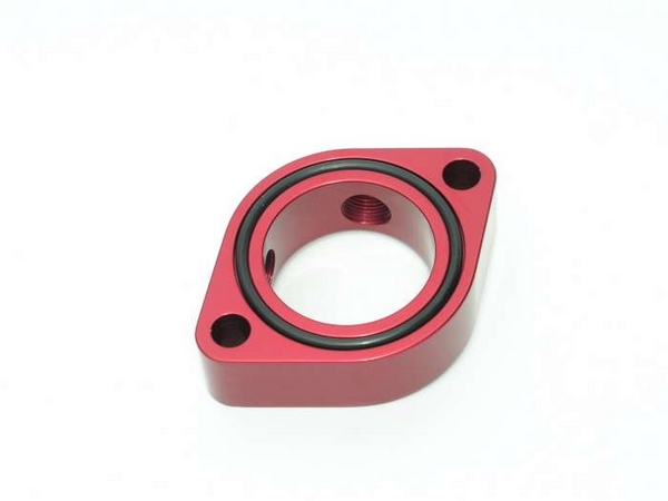 3/8" NPT PORTED WATERNECK SPACER RED